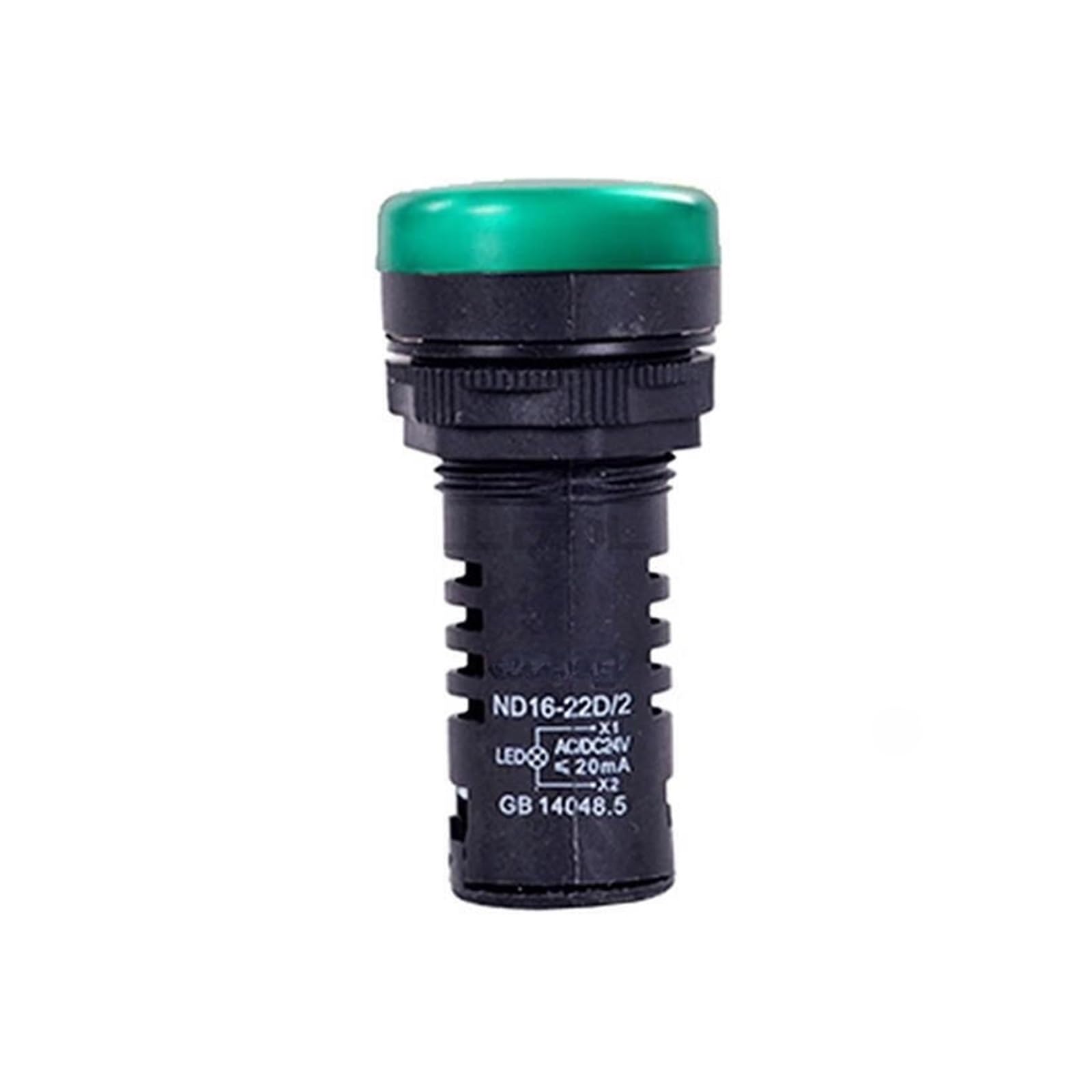 Spia luminosa di segnalazione; ND16-22D/2 220V verde