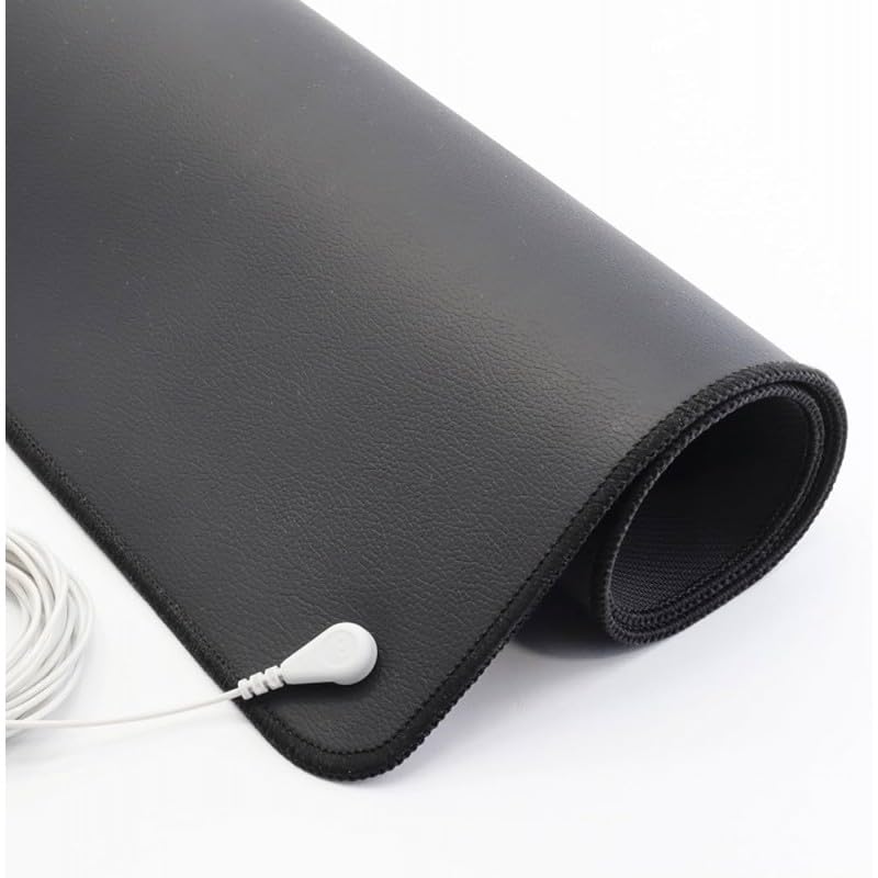 Alfombrilla para Conexión a Tierra 60x40: Mejora con Grounding, Descarga de Estrés, Equilibrio Energético y Mejora del Sueño