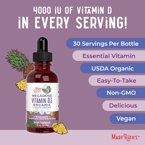 MaryRuth's Organic Vitamin D3 Liquid Drops