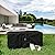 SheeChung Fire Pit Cover Rectangular-Fits 50-54 inch Table-Waterproof Heavy Duty 600D Outdoor Cover for Gas Fire Pit,Patio Deck Box Protector Patio Furniture Cover 54"Lx32"Wx24"H