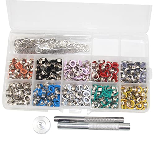 Kit de œillets métalliques avec outils accessoires bricolage vêtements