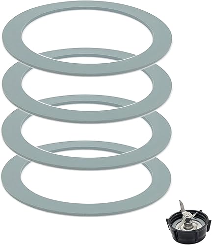 Juntas de anillo de sellado de licuadora, junta tórica, junta tórica, goma compatible con modelos Oster y Osterizer Blender (paquete de 4)
