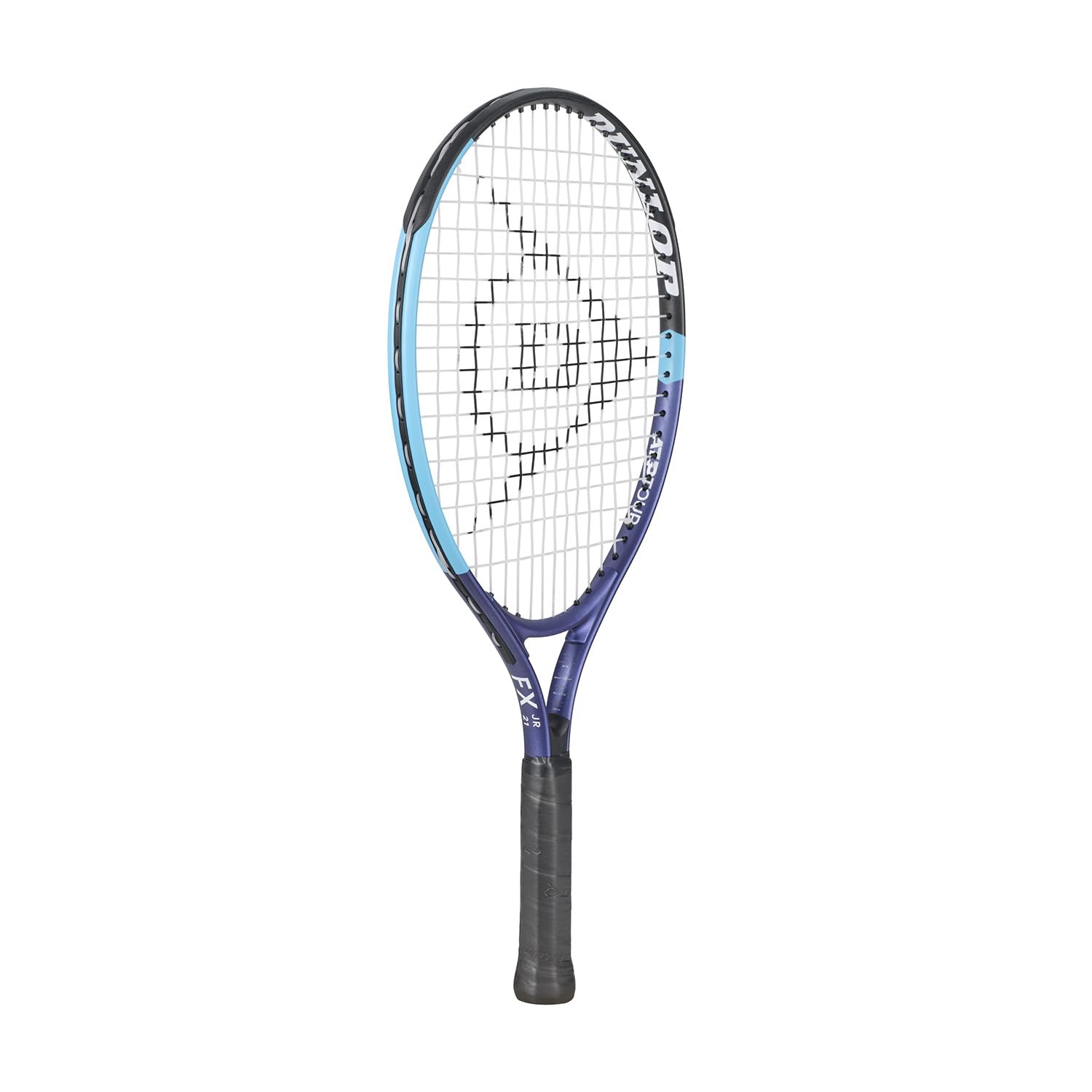 DUNLOP Tennis Racket FX Junior 21 Pre-Strung – Kids Power Racquet – Grip G000, blue