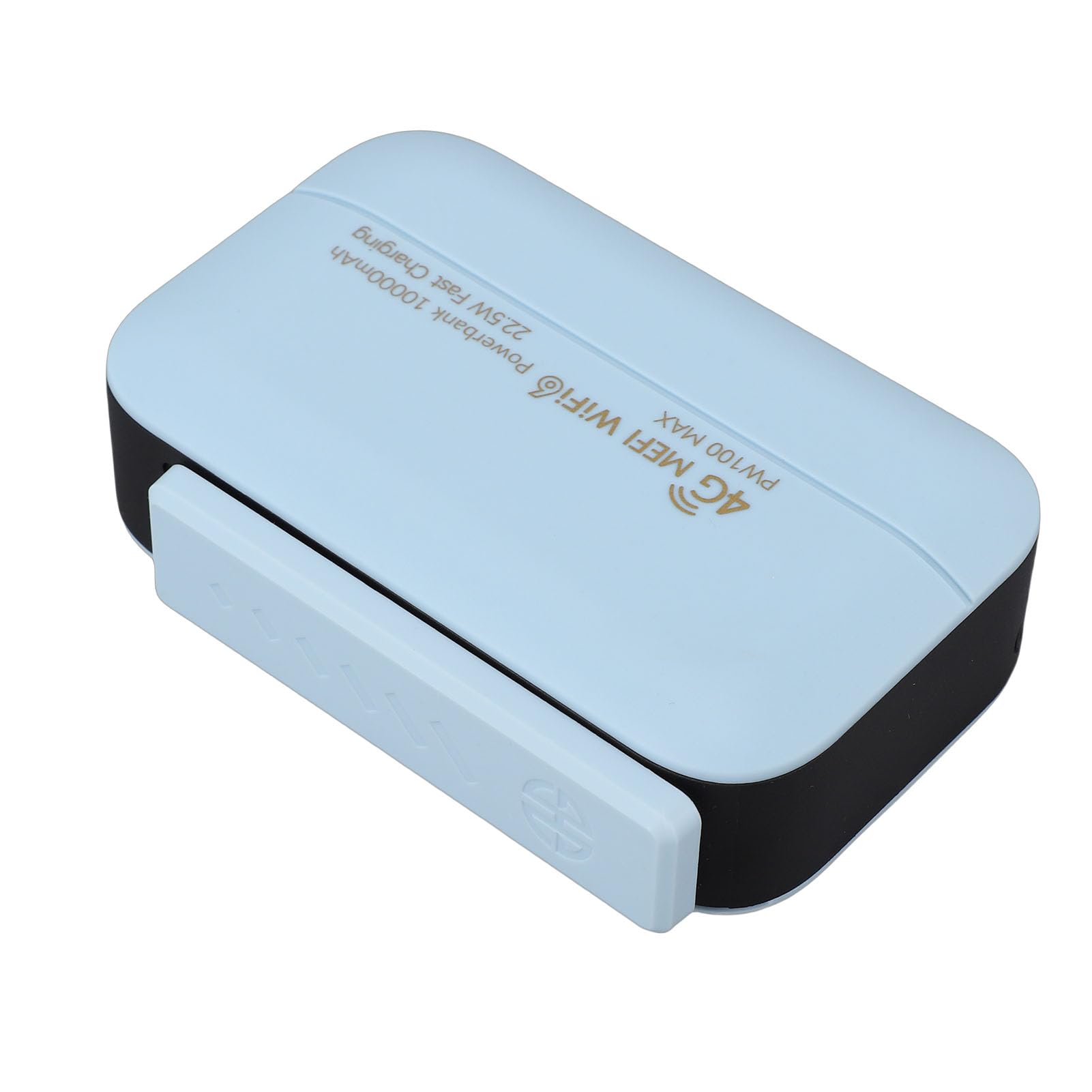 Qcwwy Hotspot LTE Portatile, Router da Viaggio WiFi 6 con Slot SIM, Ricarica Rapida 300Mbps 10000mAh, Supporta 16 Dispositivi, Configurazione in 30 Secondi per Viaggiatori d'affari per Uso Esterno