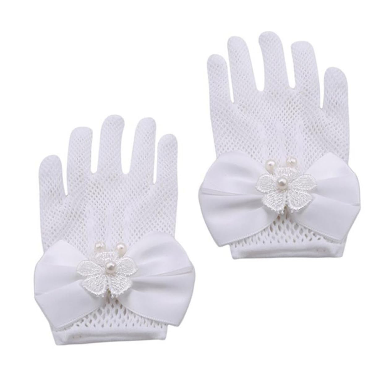 LIFKOME Daisy Costume Boys and Girls for Girls Light Comfortable Lace Gloves for Wedding