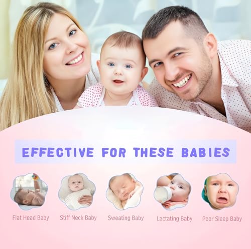 Image of Cotton New Born Baby Soft Neck Supporting Pillow for Head Shaping Baby (0-12 Month), Infant Pillow Printed, Baby Sleeping, Gift for Babies Panda Design