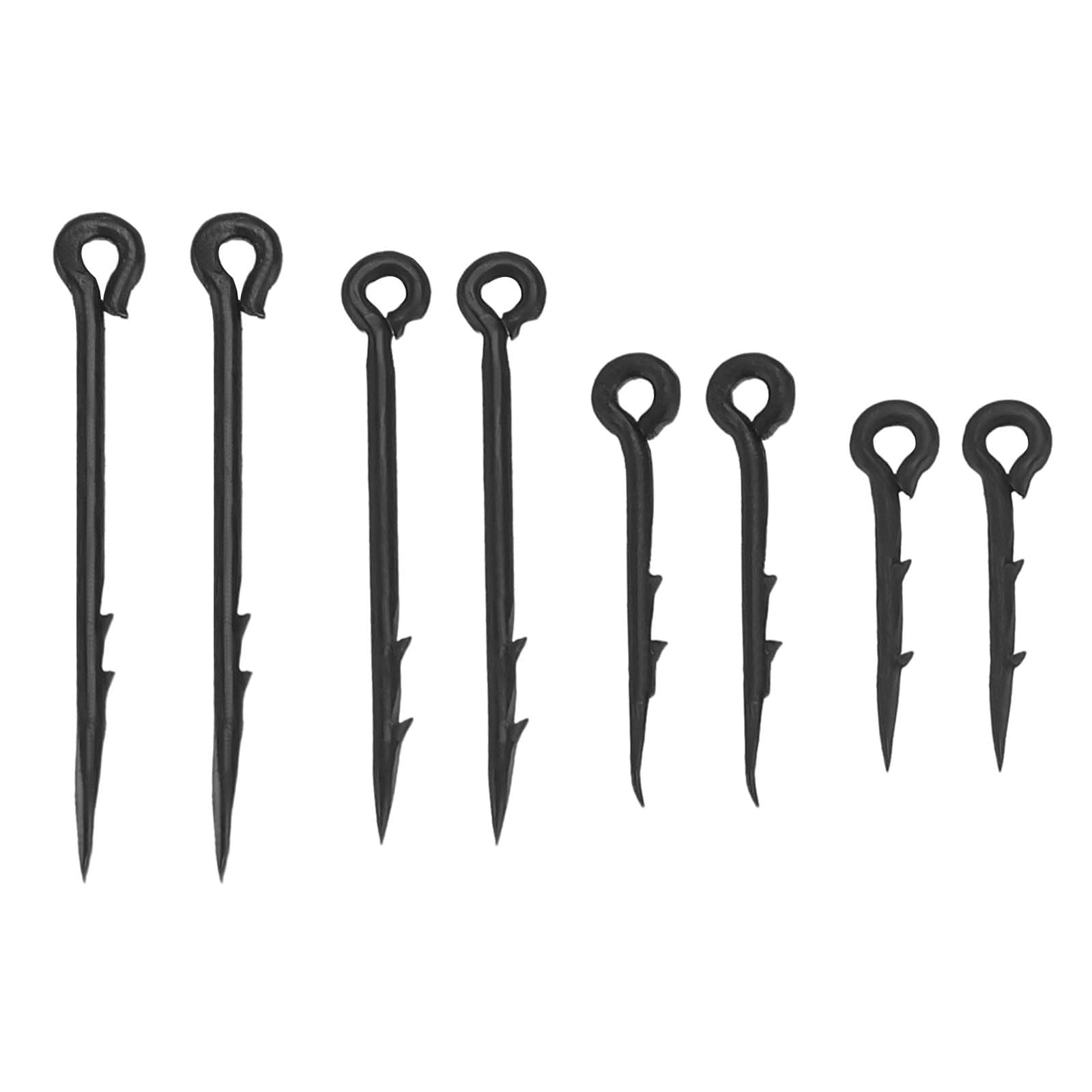 ECSiNG 60 szt. Metal Bait Spike Carp Fishing Hook Fishing Hook Nadaje się do większości przynęt, w tym kompatybilny z Boilie Maggots kompatybilny z kukurydzą i większością przynęt koktajlowych
