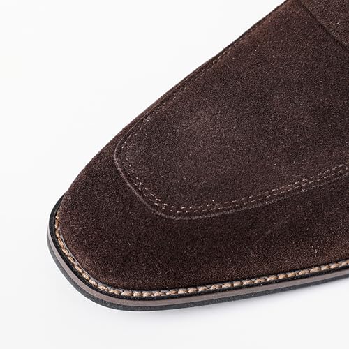 Men's Suede Upper Loafers, British Style Slip-On Casual Shoes, Trendy Lazy Shoe2