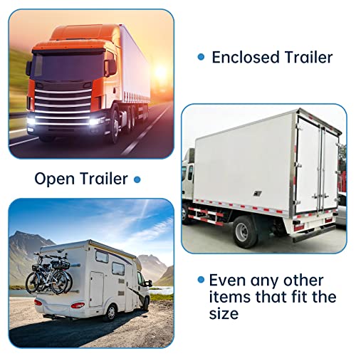 Cargo Trailer Door hasp Bar Lock Handle Keeper Padlock Race Enclosed car Hauler
