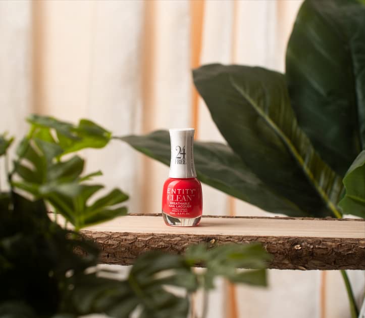 Miniatura 6 de Entity Juego de esmalte de uñas limpio, paquete de 4 esmaltes de uñas combinado con capa superior y base, juego de esmalte de uñas vegano y libre de