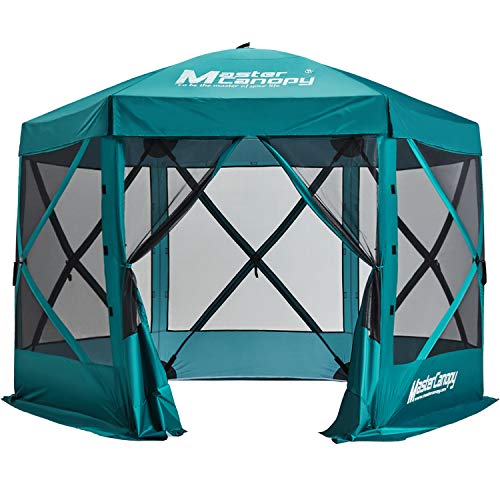 MASTERCANOPY Escape Shelter, 6-Sided Canopy Portable Pop up Canopy Durable Screen Tent Bug