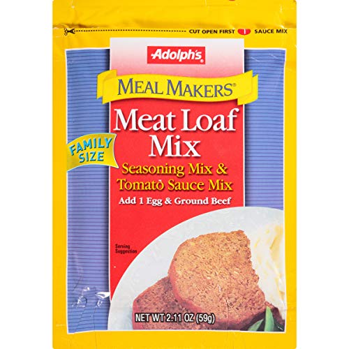 Adolph's Meal Makers Family Size Meat Loaf Mix, 2.11 oz (Pack of 6)