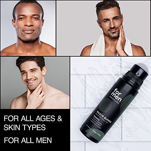 Seroflora For Men Razor Bumps Solution - Ingrown Hair Treatment For Men - Razor Bump Treatment For After Shave & Waxing - Roll-On For Face, Legs, Body (3.5Floz) #TOP2
