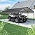 WTTTTW 12'x20' Heavy Duty Metal Carport, All-Weather Outdoor Storage Car Port, Outdoor Garage Car Shelter Shade with Metal Frame, Galvanized Steel Roof, for Pickup, Boat, Car, Tractors