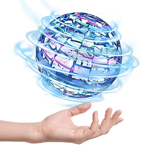 Flying Orb Ball Toy - 2022 Upgraded Hand Controlled Flying Orb Toy, Globe Shape Boomerang Flying Spinner Mini Drone Hover ...