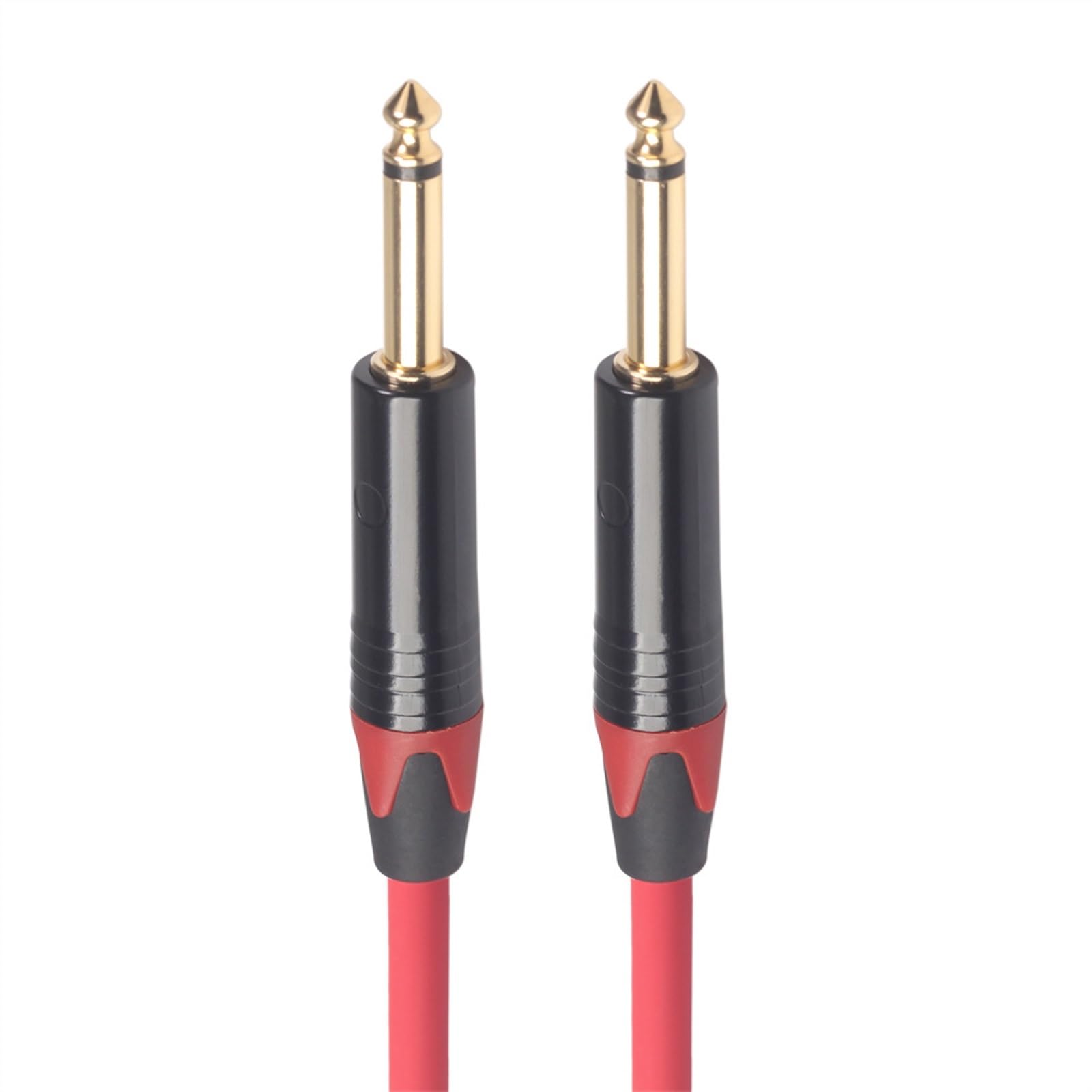 2-Pack 6ft Heavy Duty Power Cords - Copper-Tone, NEMA 5-15P To IEC-C13 For Guitar Amps & Audio