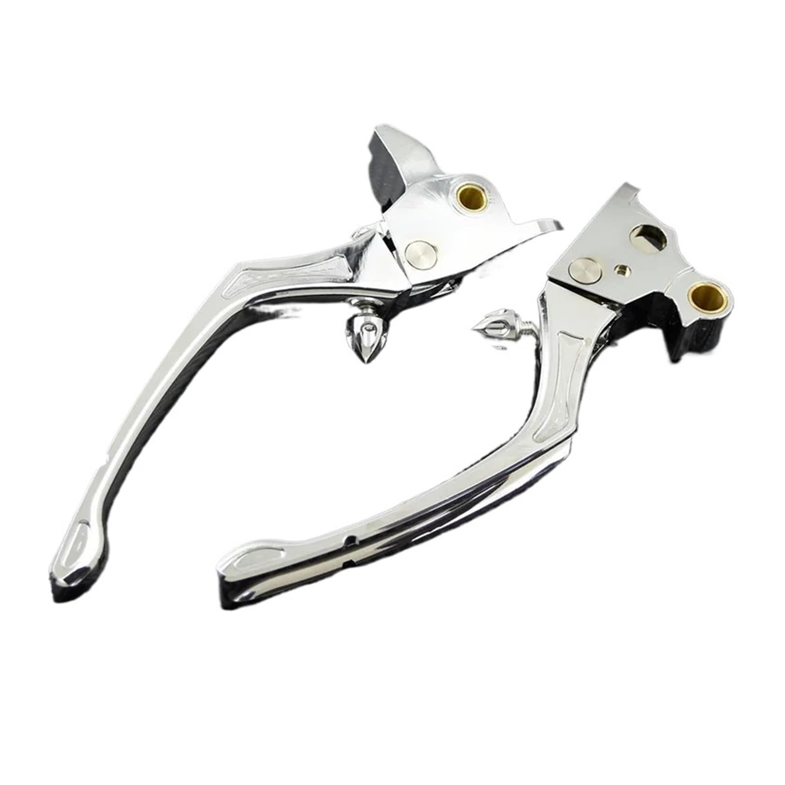 Wkdyriwo A Brake Clutch Lever Motorcycle Cnc Brake Clutch Lever Chrome For Har&Ley Touring Electra Glide Standard Street Glide Road King 2008-2019 Motorcycle Brake Clutch Levers