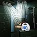 Waterproof Shower Radio - SY-910 Portable 5 Level Waterproof Radio - Mini AM FM Shower Radio Built in Speaker Audio Home Bathroom (Blue+White)