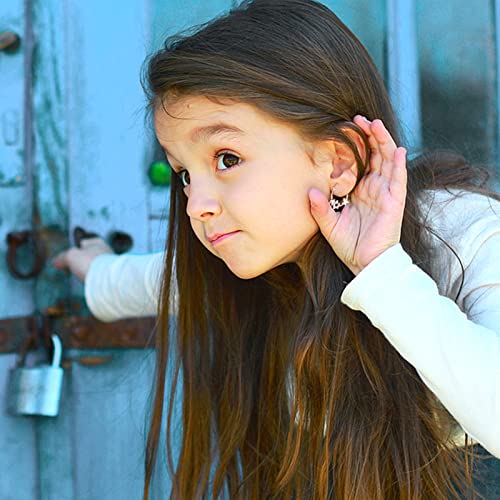 Star Hoop Earrings For Girls - Sterling Silver Stars Earrings For Women Hypoallergenic Cubic Zirconia Star Shaped Huggie Hoop Earrings for Teens Dainty Earrings Gifts for Christmas Birthday3