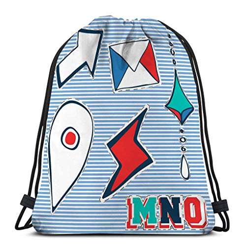 Lsjuee Dance Sport Gym Bolsas de cordón livianas