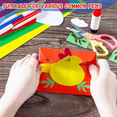 100 folhas de papelão colorido em branco papel grosso colorido 41,7 kg/250 g/m² para convites, cartõ