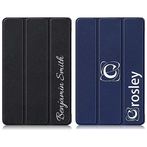 JGOYGYI Funda Personalizada Compatible con Huawei MediaPad M5 Lite 8/Honor T5 8, Personalizable con Texto & Nombre Diseño,Ultra Slim PU Protectora Personalizado Carcasa con Función de Soporte