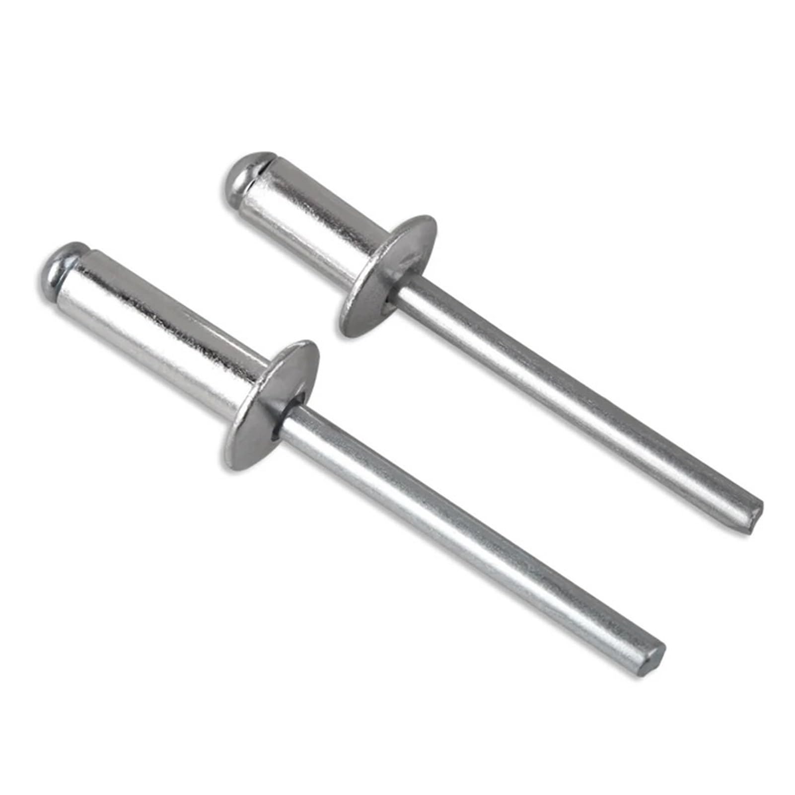 remaches ciegos, Remaches ciegos de aluminio, cabeza redonda, ancla tracción, cúpula, vástago acero, mandril escape M3 .2(4mm,M3.2 (50Pcs))
