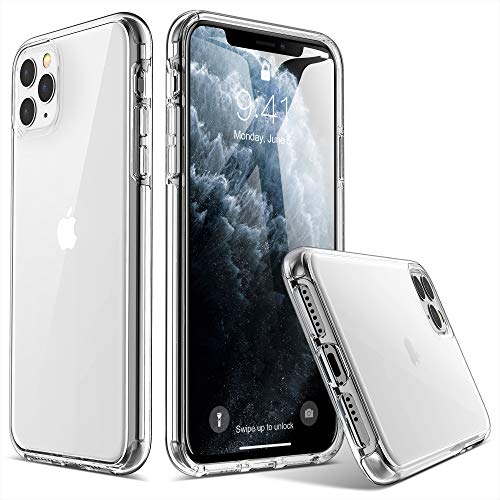 ULAK iPhone 11 Pro Max Case, Ultra Clear Hybrid Protective Case Slim Fit Transparent Anti-Scratch Shock Absorption Cover Designed Phone Case for iPhone Pro Max 6.5 ''(2019), HD Clear