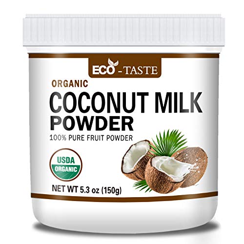 Organic Coconut Milk Powder, 5.3oz(150g), Pure Coconut Powder, No Additives, No Gmo