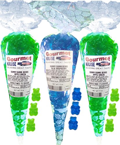 Green Gummy Bears Manzana y Frambuesa Azul 933 g