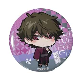 Amazon | ワイテルズ スマイル 缶バッジ バッジ 浴衣 極楽湯