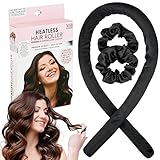 Heatless Hair Roller & Scrunchies Set - Classic Black, Curly Hair Products Hair Curlers