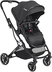 Carrinho de Bebê Zig Zag Preto - Kiddo