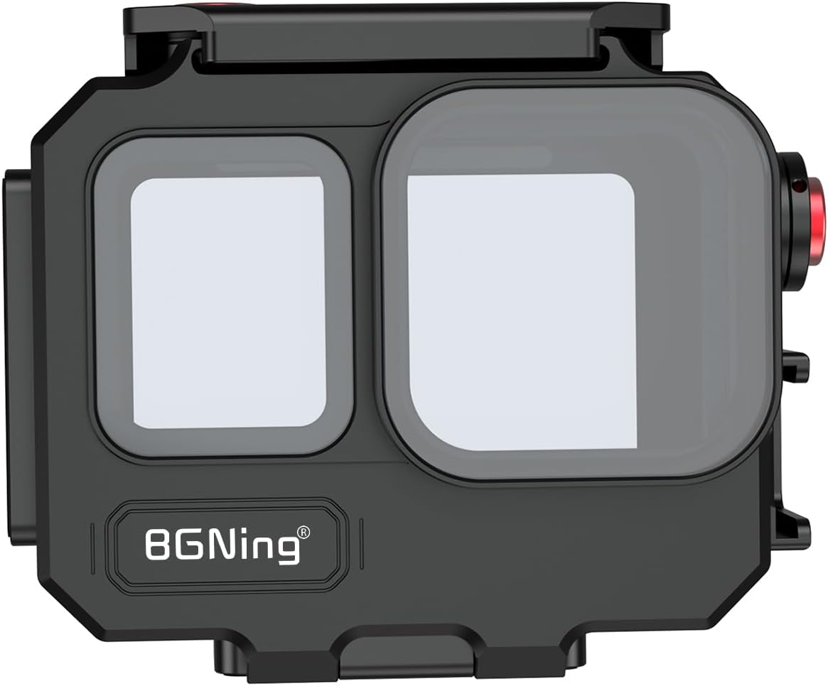 BGNing Multi-Expansion Waterproof Housing, Compatible with Insta360Ace pro/Ace Pro2 Cameras, 262 ft/80 m Underwater Protective Dive Housing with 1/4 ARRI-Standard Positioning Hole (Type 1)