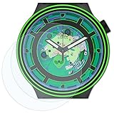 Bruni Screen Protector Compatible with Swatch Come in Peace Protector Film, Crystal Clear Protective Film (2X)