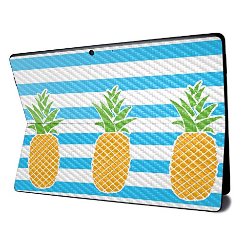 Image of MightySkins Carbon Fiber Skin for Microsoft Surface Pro X - Beach Towel | Textured Carbon Fiber Finish | Easy to Apply, Remove, and Change Styles | Made in The USA