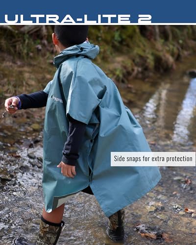 FROGG TOGGS Poncho juvenil respirável à prova d'água Ultra-Lite2