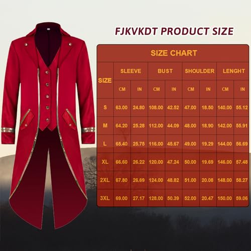 Manteau médiéval rétro haut de gamme style victorien - 4