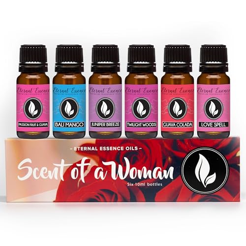 Eternal Essence Oils Scent of a Woman &ndash; 6 Premium Fragrances 10 ML Each