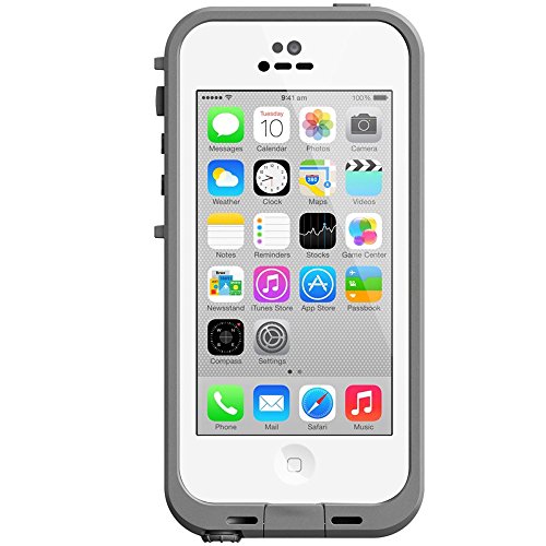 LifeProof Fre - Funda con protector de pantalla para Apple iPhone 5c, blanco