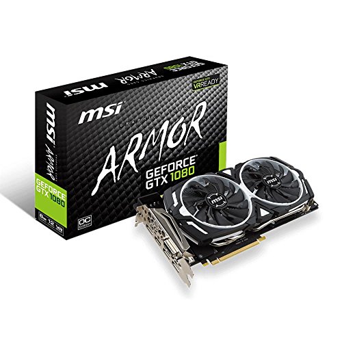 MSI GTX 1080 ARMOR 8G OC Scheda Grafica da 8 GB GDDR5X,...