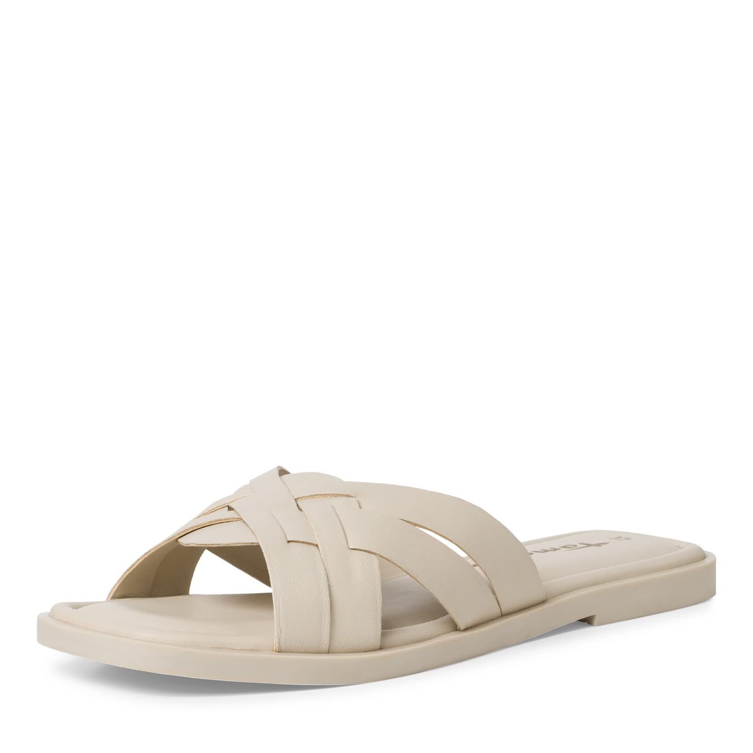 Tamaris Women's Slippers, Women's Slip-on, touchit Footbed, Ivory, 4 UK