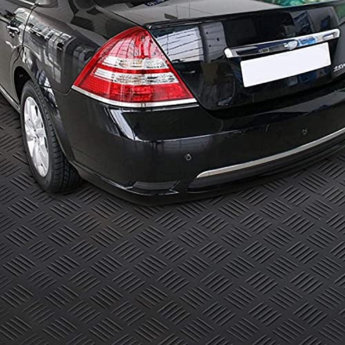 Antirutschmatte 500 x 100 cm für Außenbereich, Boden rutschfest 3mm Dicke Gummimatte Rolle, Strapazierfähig für Garage, Treppe, Werkstatt, Keller, Industrie