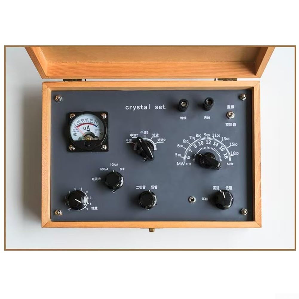 Retro AM SW para radio de cristal Set con doble bucle para antena