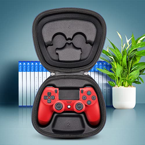 Custodia-Compatibile-con-Controller-Wireless-PS4-Sisma-Custodia-da-viaggio-per-riporre-e-proteggere-Controller-Dualshock-4-della-PlayStation-Cover-rigida-e-Facile-da-trasportare-Nero