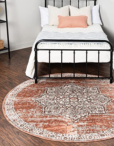 Unique Loom Nyla Collection Area Rug - Smile (Round 12' 0
