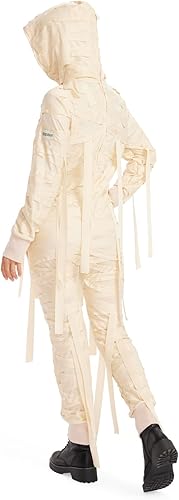 Miniatura 2 de Tipsy Elves Disfraz de momia de Halloween para mujer, disfraz clásico de monstruo para adultos, disfraz aterrador para adultos