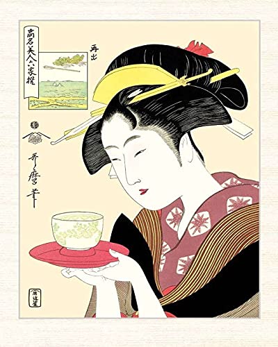 Amazon.co.jp: 浮世絵 喜多川歌麿 難波屋おきた（なんばやおきた） F8