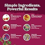 Apple Cider Vinegar Gummies with Mother - Cleanse & Detox ACV Gummies for Weight Loss, Gut Health, Bloating, Metabolism & Energy Support - ACV with Mother with B12 Vitamin, B6 & Pomegranate - 60 Ct - Image 5