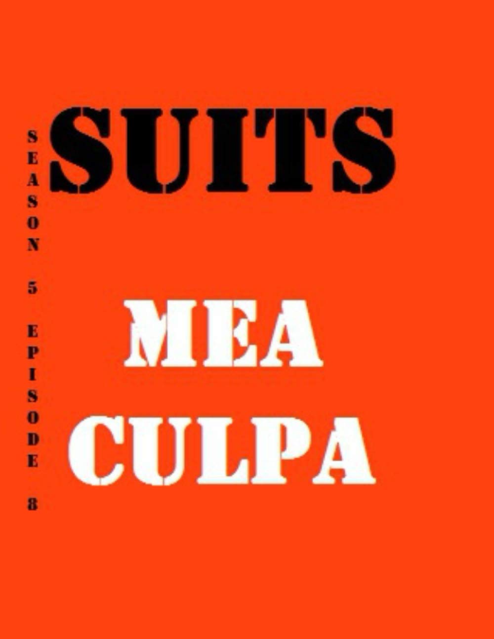 Suits Mea Culpa Quotes Library Decorative Birthday Gift ( 110 Page Big Size ) Notebook Collection A decorative book for coffee tables, end tables, ... design styling: College School Notebook